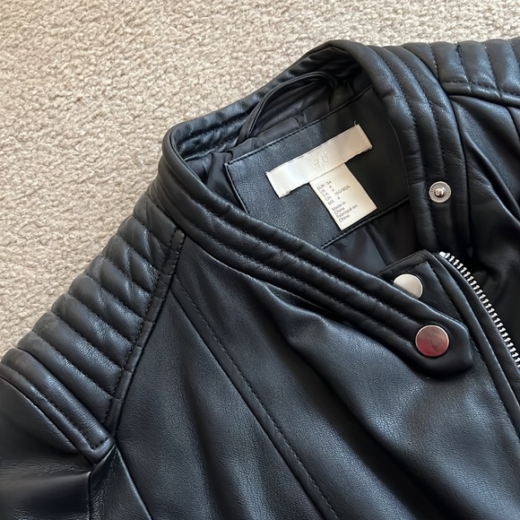 H&M leather jacket (polyester) - Picture 5 of 6